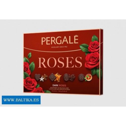 Пралине черный шоколад розы коллекция “ПЕРГАЛЕ“, 348гp